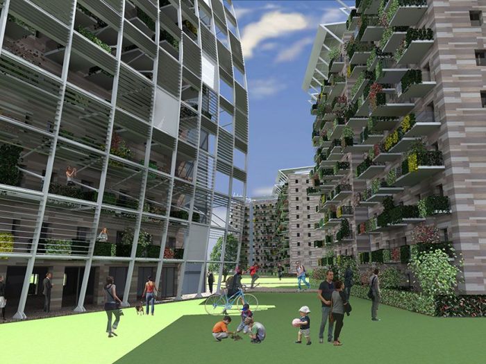 Archisio - Claudio Correale - Progetto Concorso internazionale di progettazione architettonica edifici redisenziali