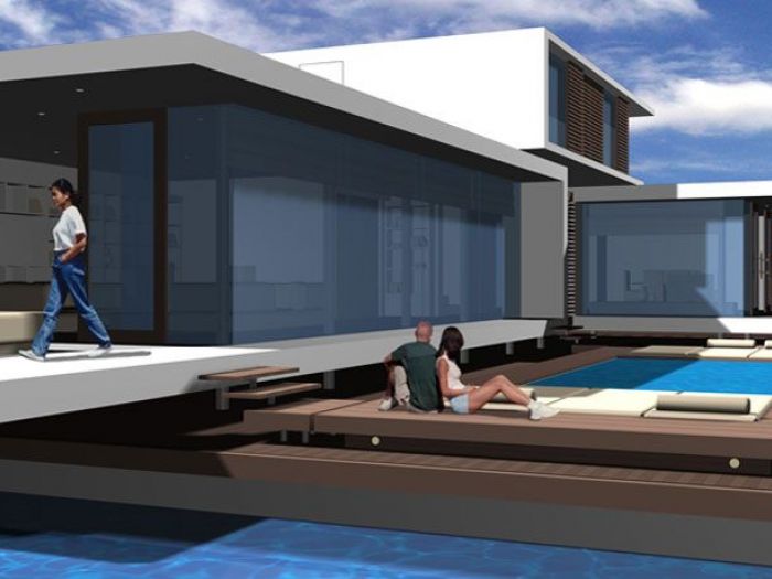 Archisio - Torrisi Procopio Architetti - Progetto C3 houseboat marine parks lakes lagoons 2008