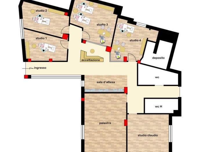 Archisio - Gemar International Montaggi - Progetto Planimetrie