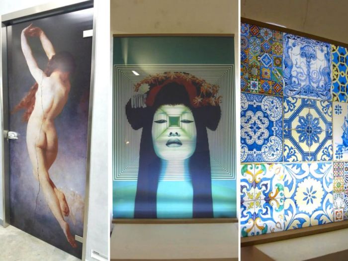 Archisio - Vetreria Calasso - Progetto Vetro curvo vetrate artistiche e stampa digitale su vetro