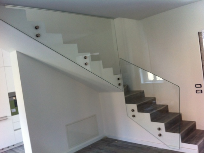 Archisio - Vetreria Galbusera - Progetto Parapetti in vetro