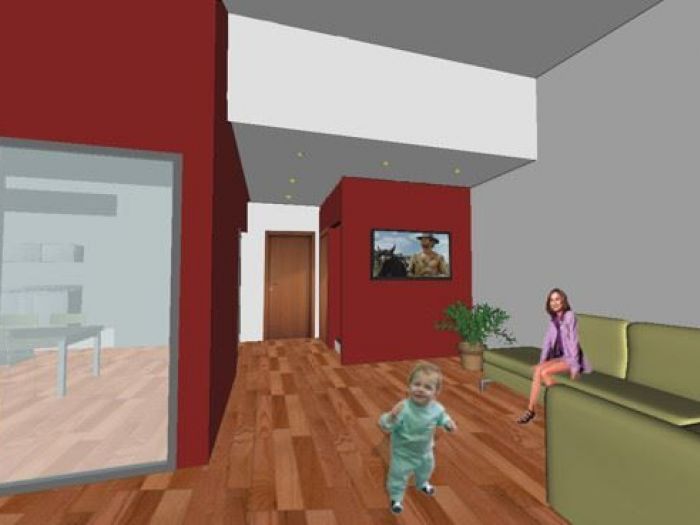 Archisio - Simone Coni - Progetto Progettazione di interni per la zona giorno di unabitazione