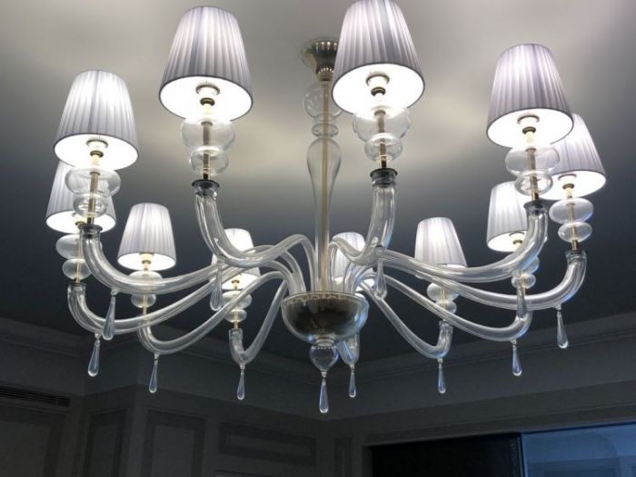 Archisio - Multiforme Lighting - Progetto Design chandeliers for kitchen and living room in a flat in moscow
