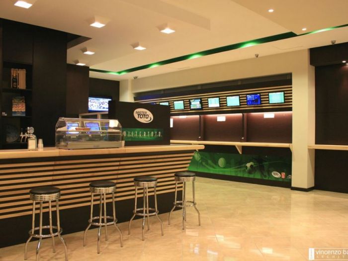 Archisio - Vincenzo Bafunno - Progetto Mistertoto caffetteria molfetta