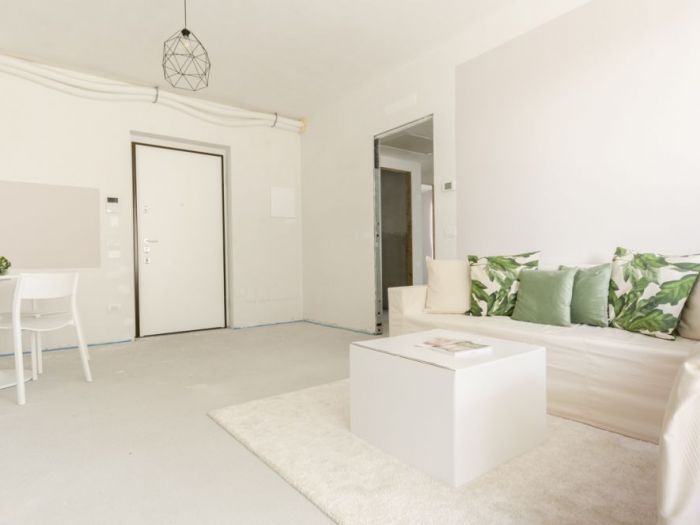 Archisio - Gilardi Interiors On Staging - Progetto Intervento di home staging destinato alla venditaquadrilocale al grezzo libero da cose e persone