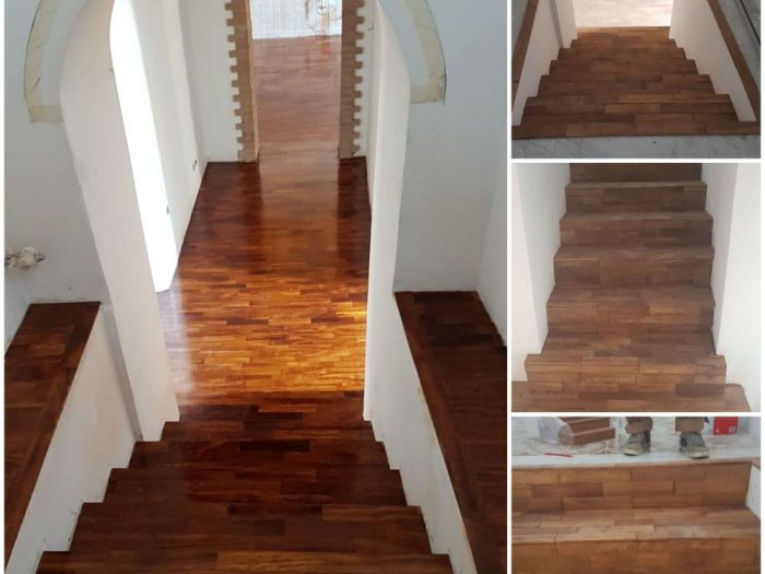 Archisio - Parquettista Roma - Progetto Posa e restauro scale in legno