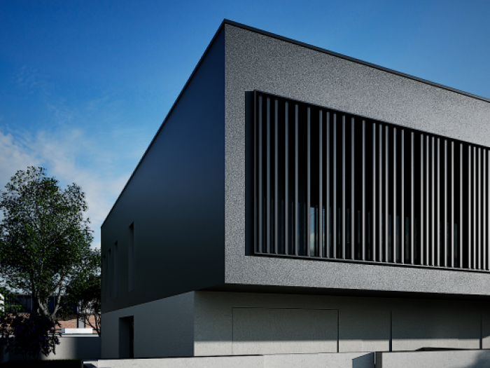 Archisio - Antonio Cacurio - Progetto Bifamiliare sh a stra-venezia studio cacurio