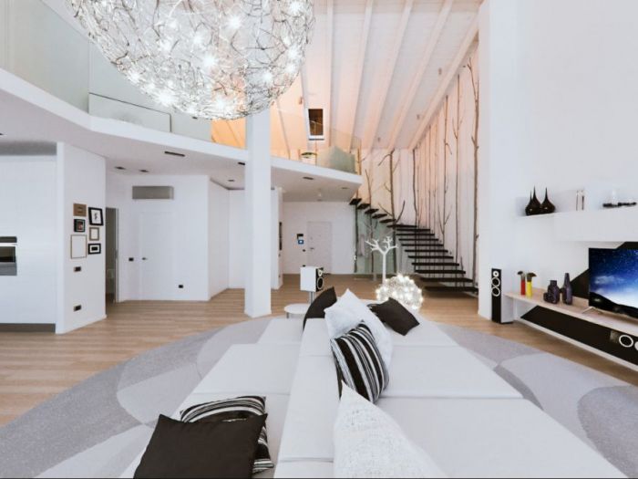 Archisio - Annalisa Carli - Progetto Un attico in stile loft in milano