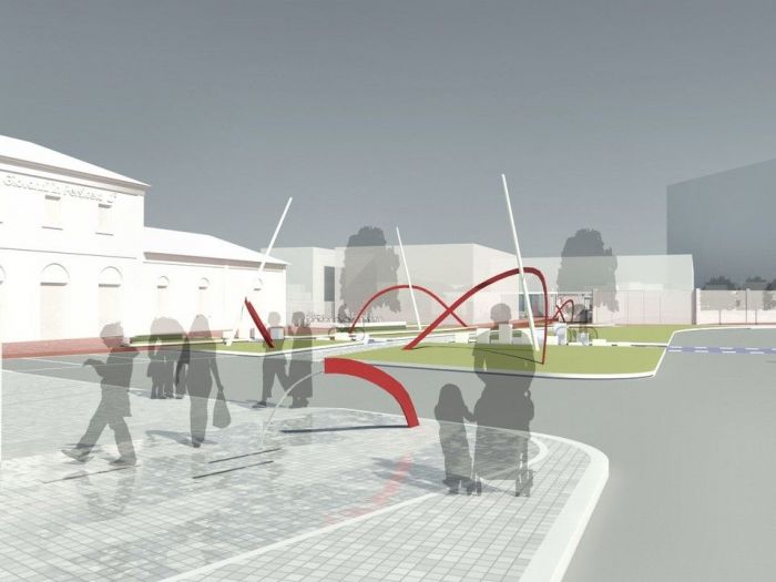 Archisio - Soa Spazio Oltre Larchitettura - Progetto Alt stazione arte e bici alla fermata del treno