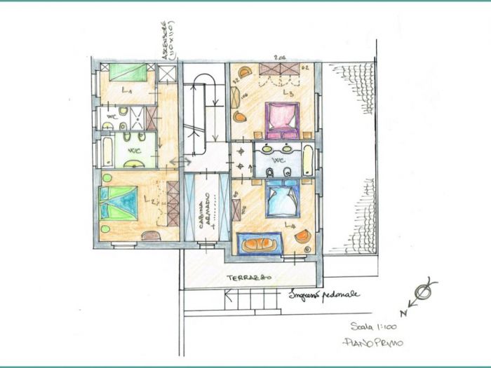 Archisio - Annalisa Ciarcelluti - Progetto Villa su tre piani