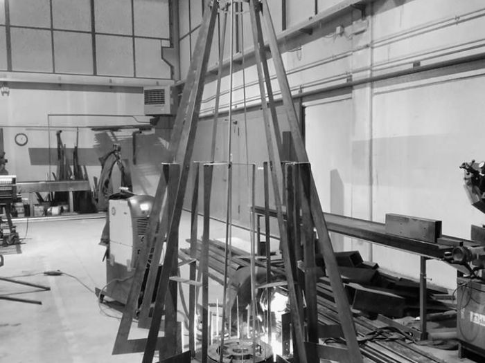 Archisio - Michele Ricupero - Ecoarchitettare Studio - Progetto Albero di natale in acciaio cor-ten