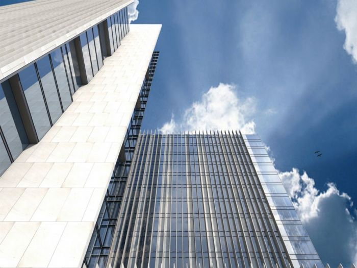 Archisio - Bicuadro - Progetto Post bank towers ulaanbaatar