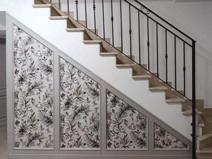 Archisio - Mani Srl Ristrutturazini - Progetto Restyling libreria su misura abitazione in roma zona axa