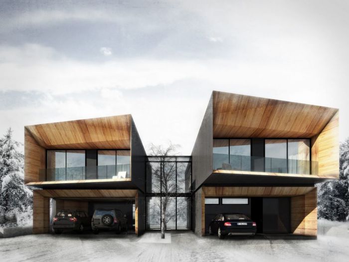 Archisio - Bicuadro - Progetto Ski lodge powder mountain lot 27 eden utah