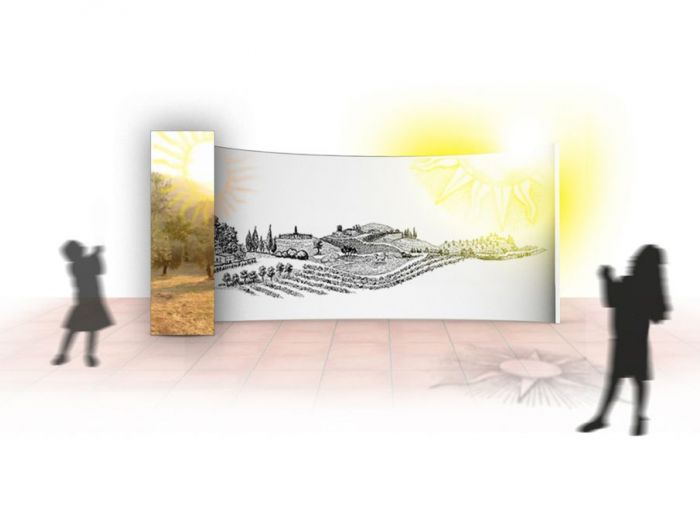 Archisio - Monia Alberici - Progetto Lolio in stand - allestimento fieristico di 18mq