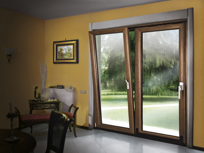 Archisio - Alex Serramenti - Progetto Infissi alluminiolegno grate persiane