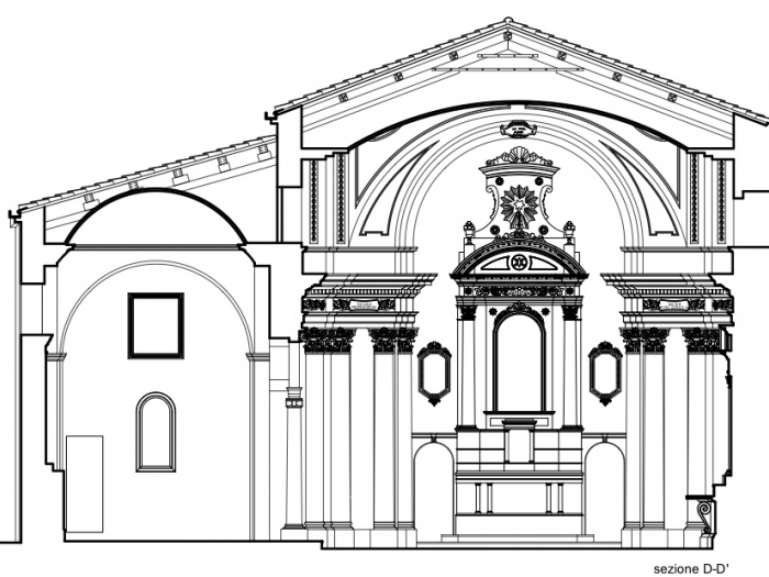 Archisio - Maurizio Loi - Progetto Rilevo della chiesa della madonna del carmine