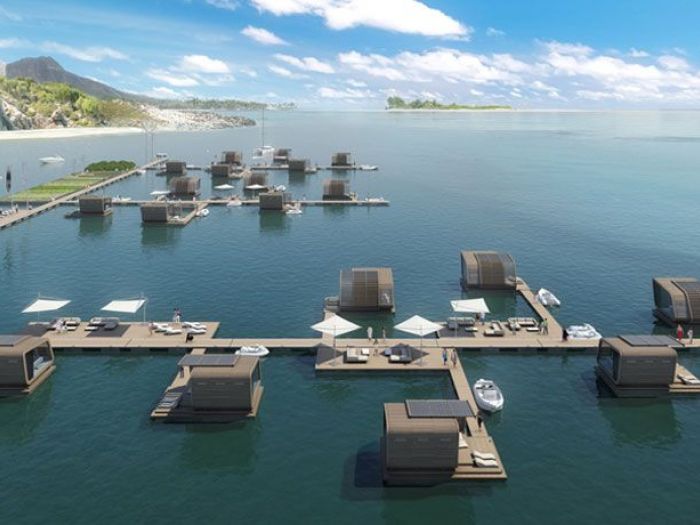 Archisio - Torrisi Procopio Architetti - Progetto Iride 01 floating suite marine parks lakes lagoons 2012