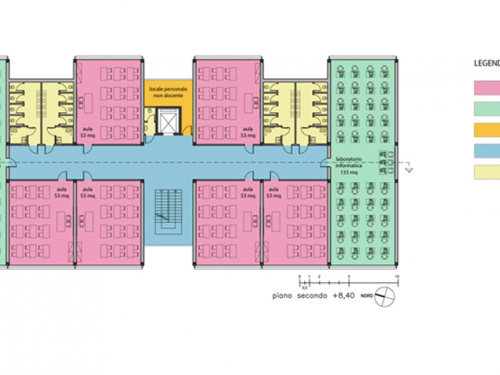 Archisio - Pasquale De Angelis - Progetto Concorso di progettazione per la realizzazione di nuovi padiglioni presso il liceo scientifico farnesina roma 2010