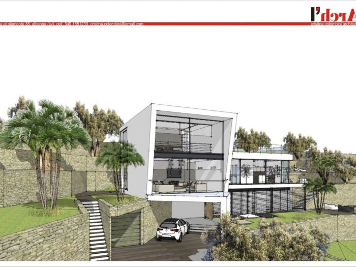 Archisio - Cristina Colombini - Progetto Villa moderna tra gli ulivi