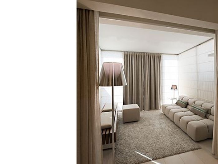 Archisio - Beatrice Pierallini - Progetto Nuova parete attrezzataPer lhotel villa belvedere apartments