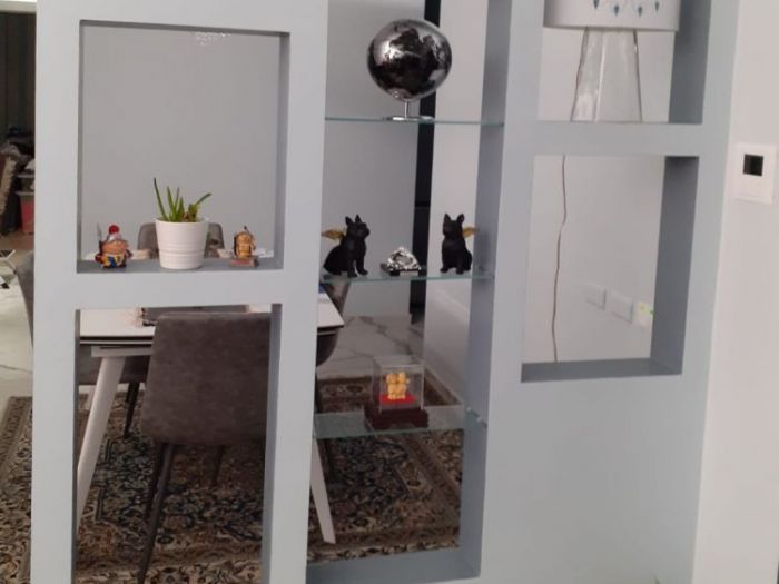 Archisio - Mani Srl Ristrutturazini - Progetto Separ in cartongesso e cristallo appartamento zona mezzocammino roma