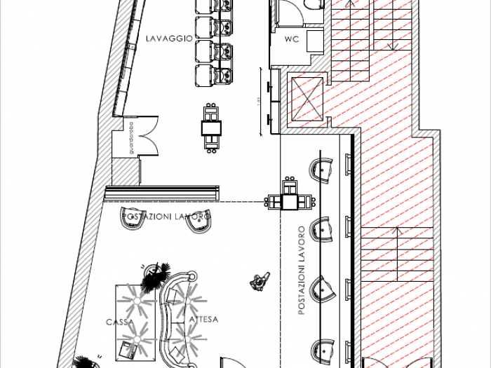 Archisio - Antonella Liguori Architetto - Progetto A funny hair dresser salom