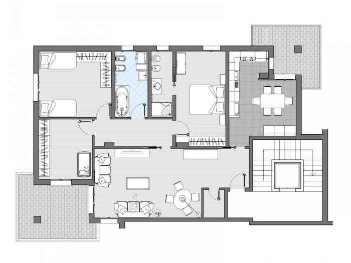 Archisio - Annalisa Tinelli - Progetto Restyling di appartamento a piacenza