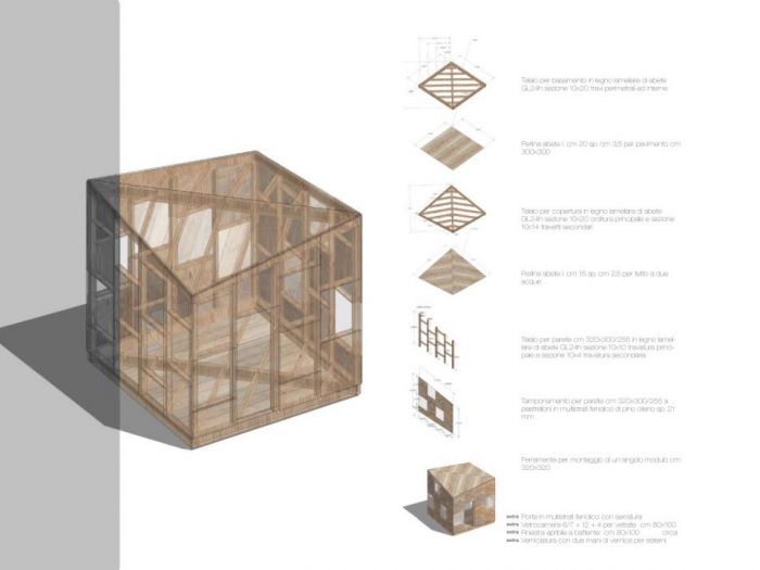 Archisio - Coarch Studio - Progetto Progetto per un padiglione di legno temporaneo nel parco lambro