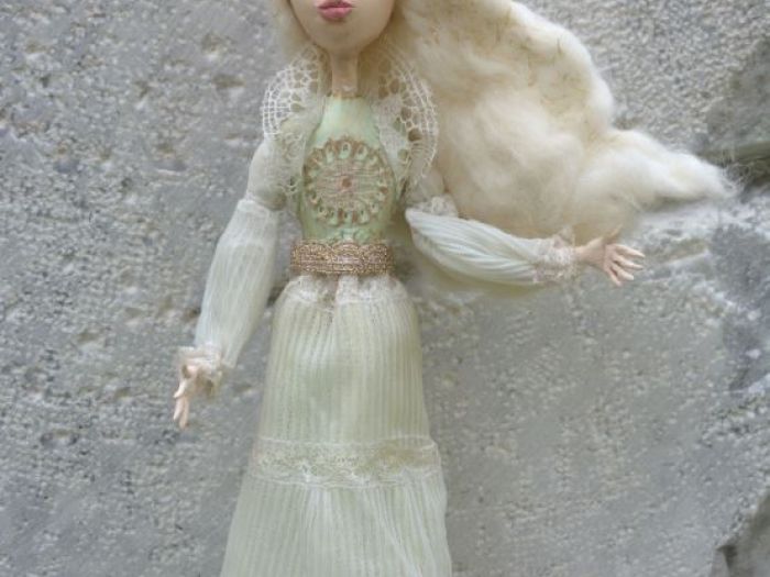 Archisio - Pupillae Art Dolls - Progetto Paper clay dolls the white queen