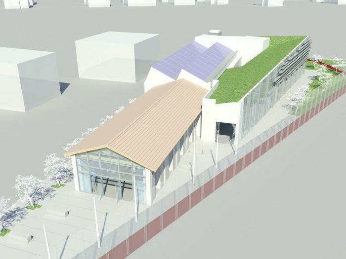 Archisio - Soa Spazio Oltre Larchitettura - Progetto Alt stazione arte e bici alla fermata del treno