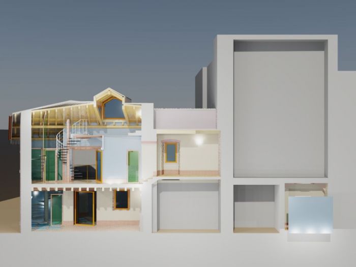 Archisio - Modellazioni 3d E Rendering Di Lattuada Stefano - Progetto Spaccati ed esplosi