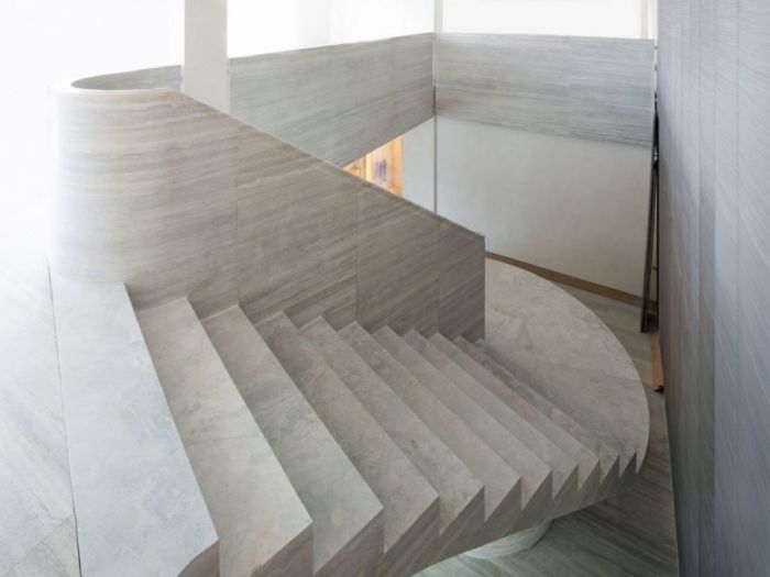 Archisio - Ateliers Romeo - Nicolas Dubois - Progetto Scala a sbalzo in pietra uk