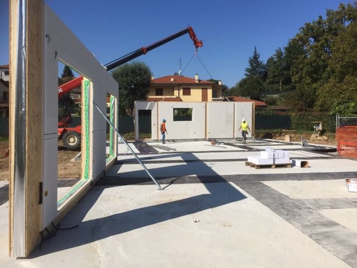 Archisio - Bclegno - Progetto Palazzine in xlam