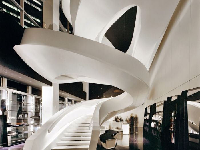 Archisio - Roberto Rossi - Progetto Scale per interni - fuksas e armani - new york