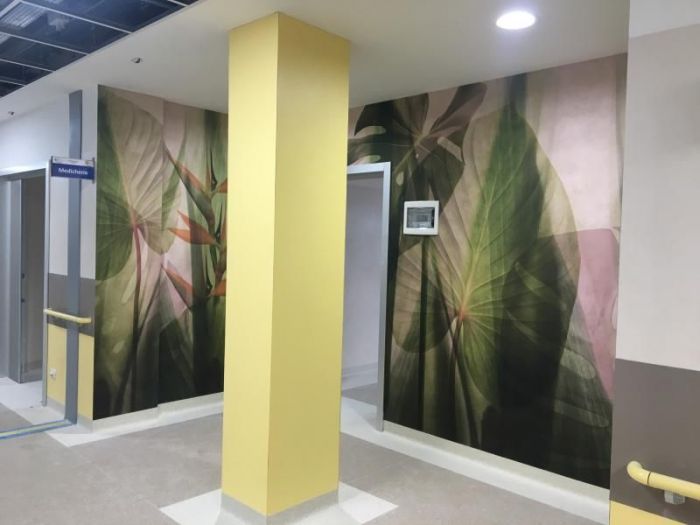 Archisio - Errico Gaglianese - Progetto Posa pavimenti e rivestimenti in pvc reparto neurologia po Pugliese di catanzaro