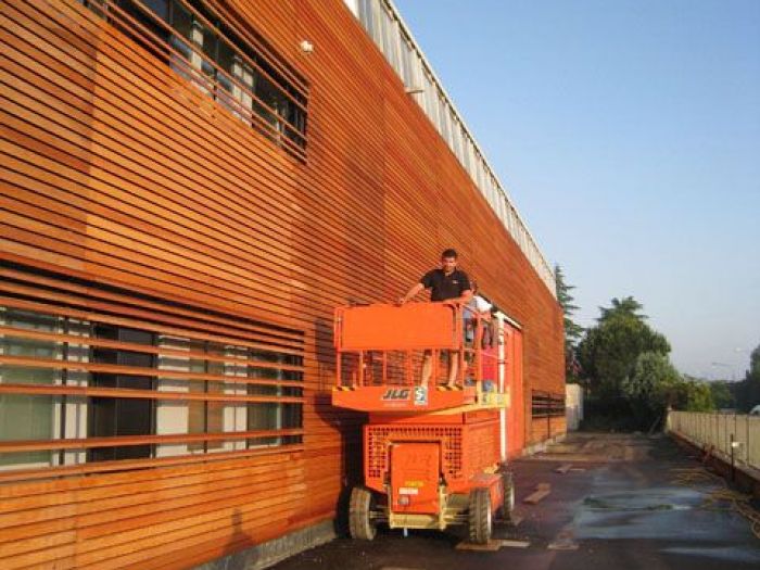 Archisio - Mauro Rossaro - Progetto Rivestimento capannone a bologna