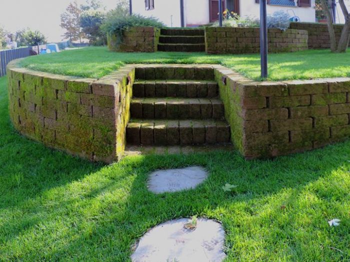 Archisio - Rizzi Giardini - Progetto Giardini con terrazzamenti in tufo