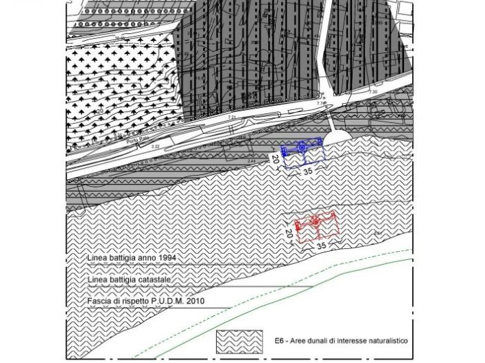 Archisio - Francesco Paolo Ciccarelli - Progetto Progetto di un chiosco in spiaggia e locale notturno