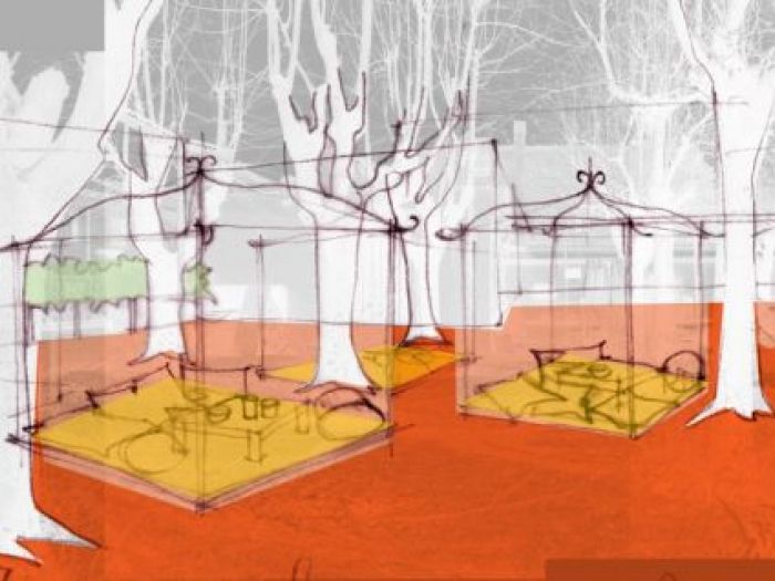 Archisio - 77architettura - Progetto Giardino e cortile circolone