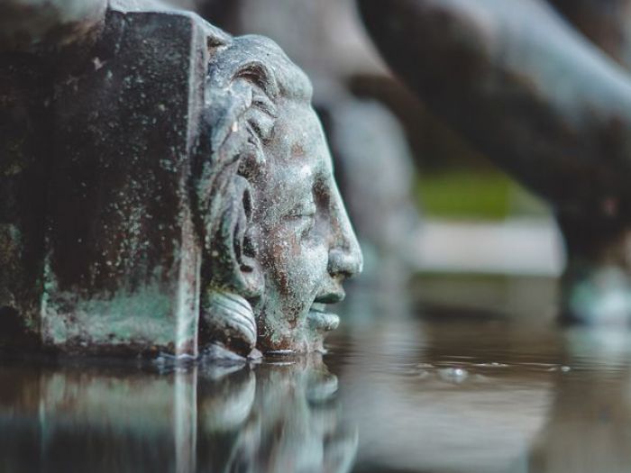 Archisio - Forme Dacqua - Progetto Restauro fontana a specchio - garden senato milano