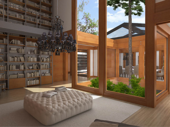 Archisio - Pagano - Progetto Villa in legno akulinino