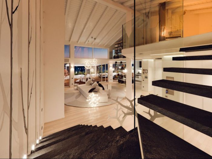 Archisio - Annalisa Carli - Progetto Un attico in stile loft in milano