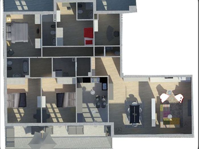 Archisio - Daniela Morello - Progetto Ristrutturazione apparamento