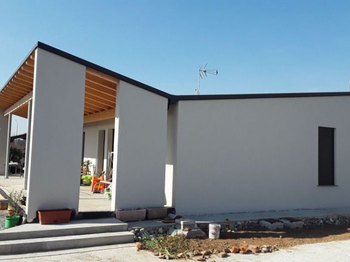 Archisio - Bclegno - Progetto Casa struttura in xlam coibentazione fibra di legno