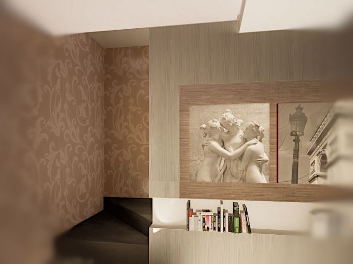 Archisio - Ostuni Giuseppe Pietro - Progetto Arredo angolo scala