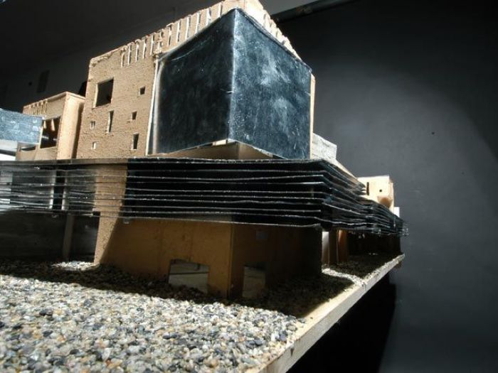 Archisio - Nomodusinrebus - Progetto Plastico Palafitta-castrum-castello - riqualificazione di un quartiere urbano