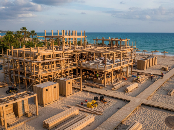 Archisio - Mg Engineering - Giuseppe Muto - Progetto Realizzazione stabilimento balneare