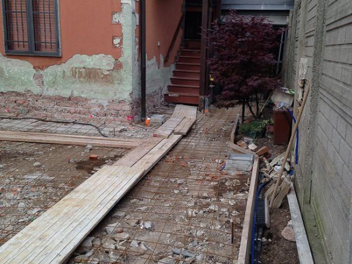 Archisio - Il Muratore Bergamasco - Progetto Rifacimento facciata e dellintero cortile