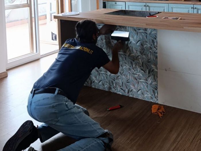 Archisio - Mani Srl Ristrutturazini - Progetto Ristrutturazione effettuata presso un appartamento sito in roma zona acilia